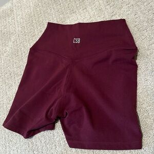 CSB SHORTS 4” MAROON
